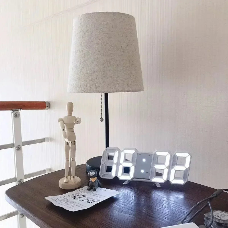 Relógio Digital LED 3D - tanamão