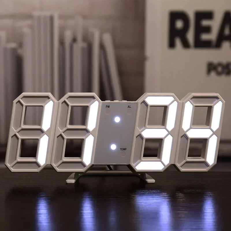 Relógio Digital LED 3D - tanamão