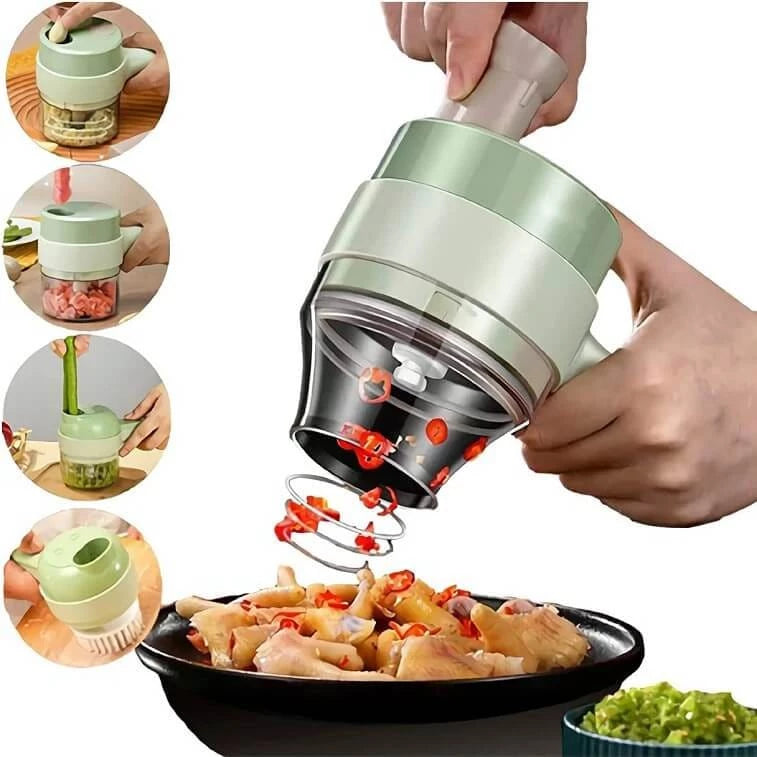 Cortador Elétrico de Legumes 4 em 1 - tanamão