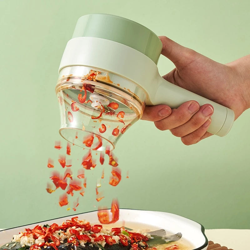 Cortador Elétrico de Legumes 4 em 1 - tanamão
