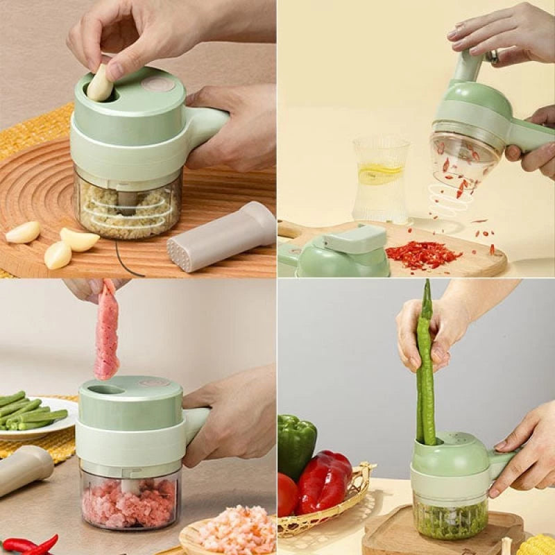 Cortador Elétrico de Legumes 4 em 1 - tanamão