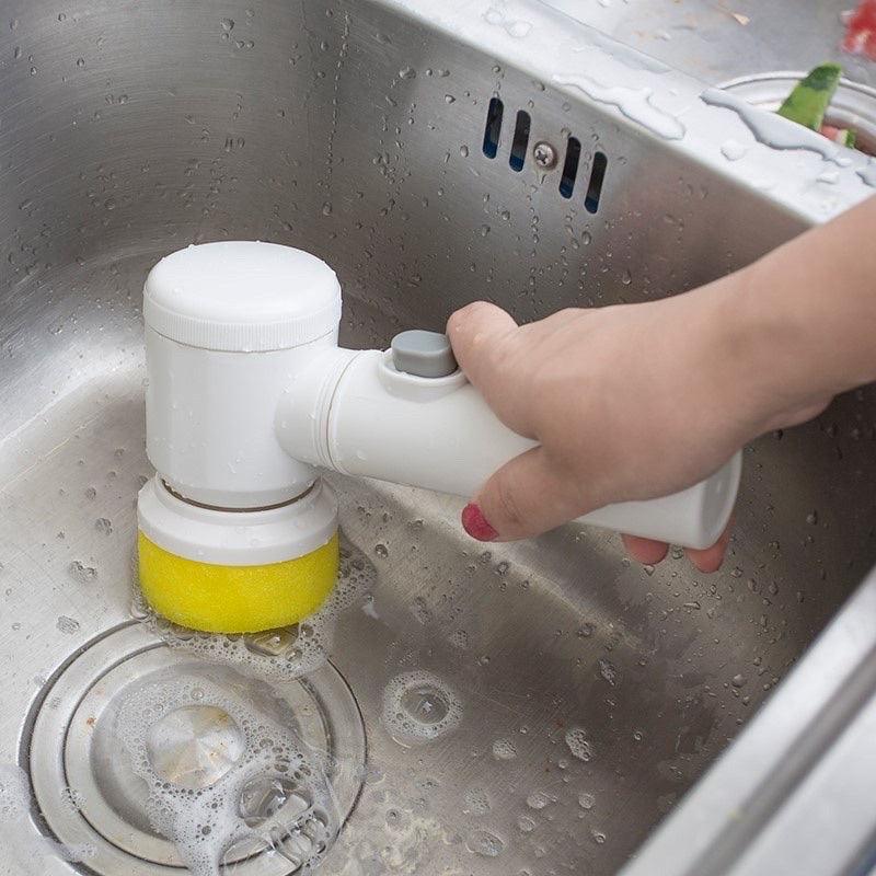 Escova MagicClean Eletrica de Limpeza 5 em 1 - tanamão