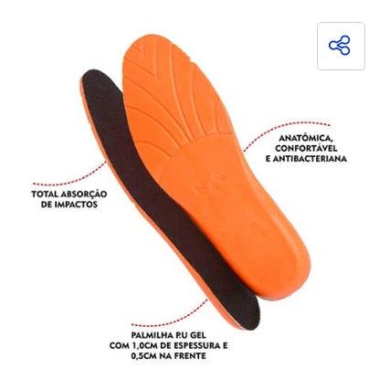 Palmilha Gel Ortopédica Anatômica Confort - tanamão