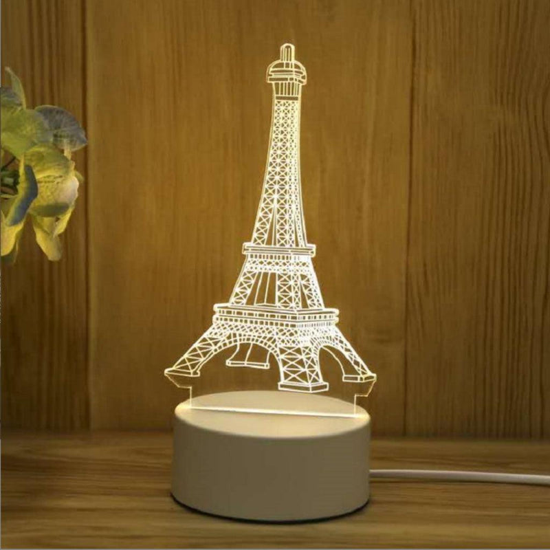 Luminária de Mesa de LED 3D - tanamão