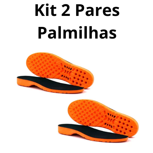 Palmilha Gel Ortopédica Anatômica Confort - tanamão