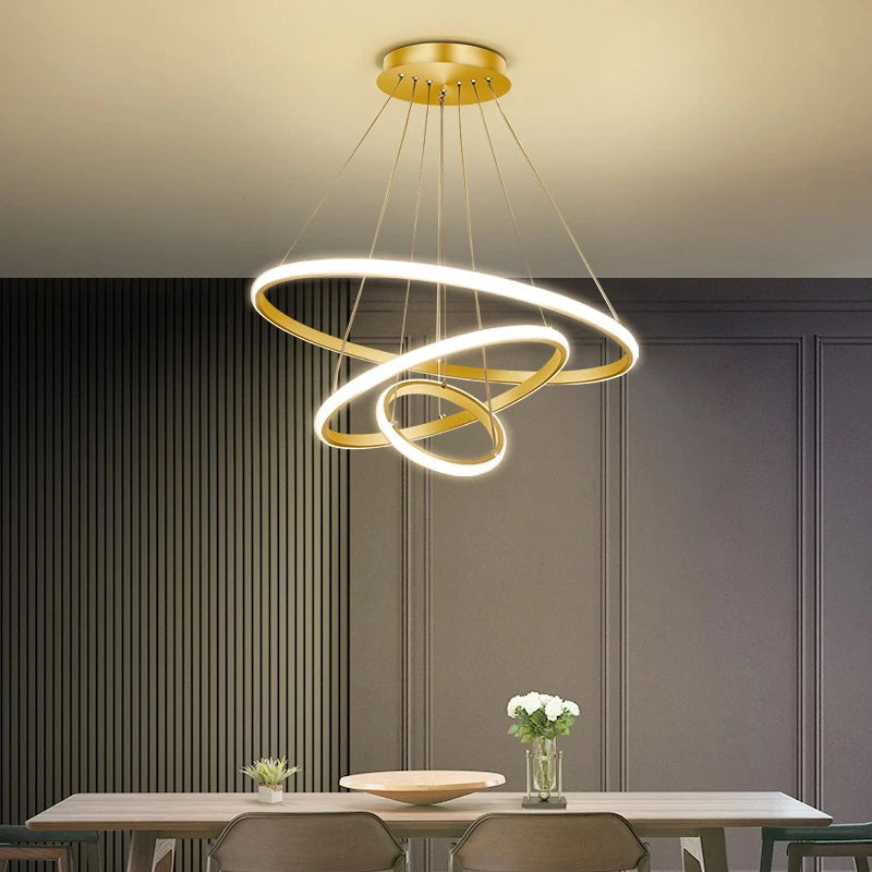 Lustre LED Infinity Design - tanamão