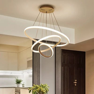 Lustre LED Infinity Design - tanamão