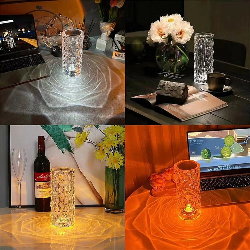 Luminária Crystal Glow - tanamão