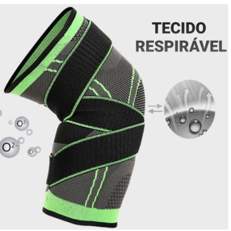 Kit 2 Joelheiras de Alta Compressão 360° com Alívio de Dor - tanamão