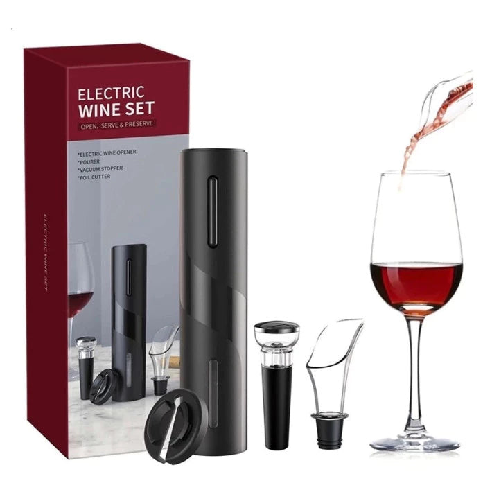 Kit Abridor Elétrico Wine Master - tanamão