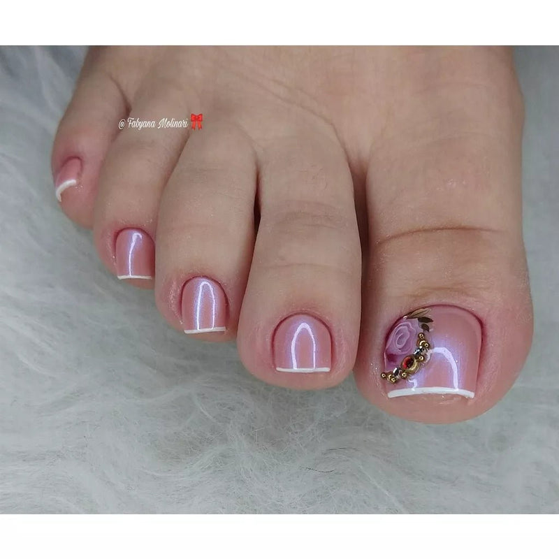 60 Adesivos de Unha 3D Florais Películas de Unhas - tanamao