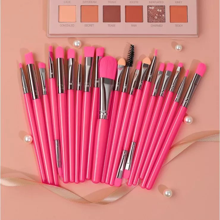 Kit 20 Pinceis para Maquiagem Profissional - tanamao
