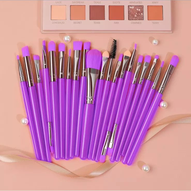 Kit 20 Pinceis para Maquiagem Profissional - tanamao